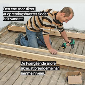 Gulvvarme under trægulv: Spænd tre snore ud på tværs af rummet Gulvvarme under trægulv: Spænd tre snore ud på tværs af rummet